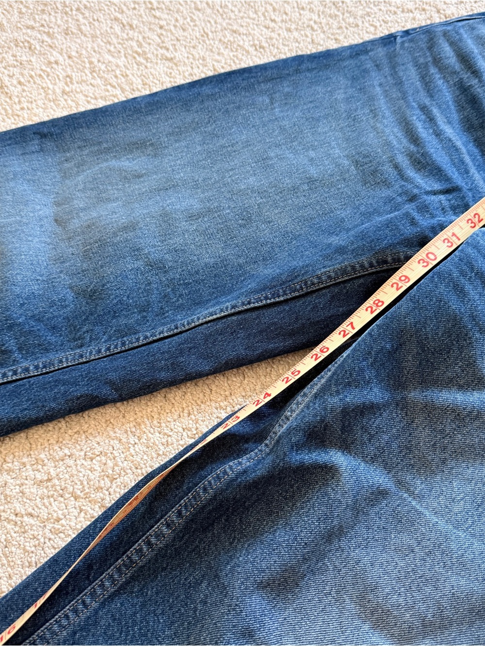 Zara High-Rise Wide Leg Jeans - Asymmetrical Waist Jeans - Picture 4 of 6
